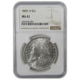 thumbnail image 1 of 1889 O Morgan Dollar MS 62 NGC Silver Uncirculated $1 Coin SKU:CP67, 1 of 4