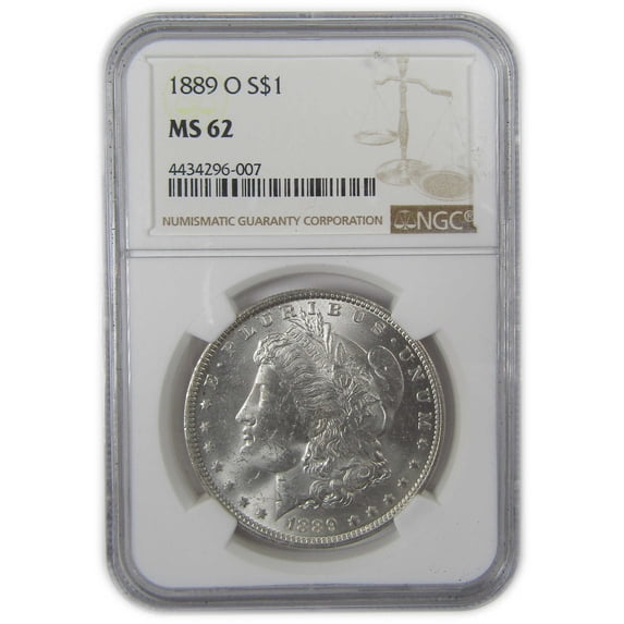 1889 O Morgan Dollar MS 62 NGC Silver Uncirculated $1 Coin SKU:CP67