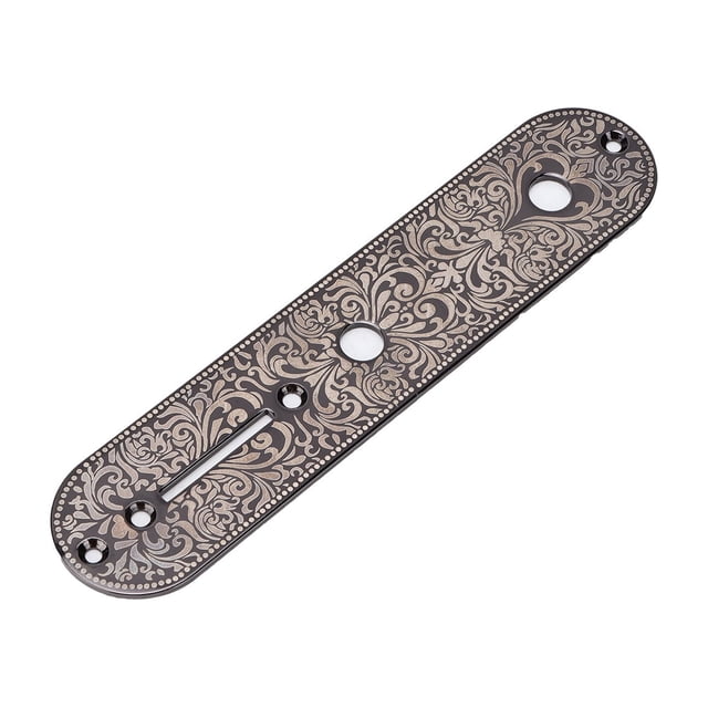 Electric Guitar Control Plate Guitar Control Plate Accessory Plate Metal Carved Telecaster Electric Guitar Control Plate