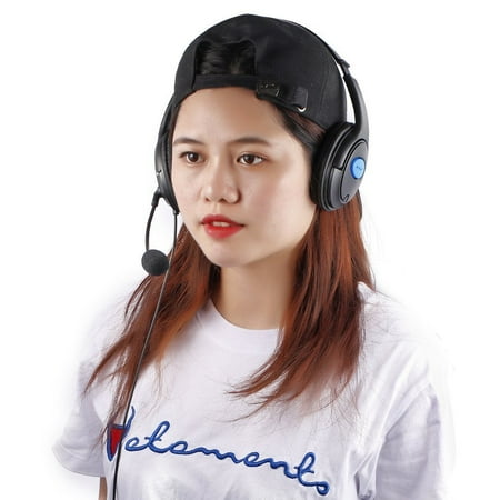 Gaming Headset Headphone with Microphone For MicroSoft xBox 360 Black (Live Chat Mic)