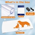 thumbnail image 4 of Báscula digital para mascotas, gatos, perros, ganado, animales, 140 kg x 0,25 kg, veterinaria, plataforma grande de 83,8 x 40,6 cm, 4 of 5