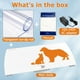 thumbnail image 4 of Báscula digital para mascotas, gatos, perros, ganado, animales, 140 kg x 0,25 kg, veterinaria, plataforma grande de 83,8 x 40,6 cm, 4 of 5