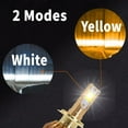 thumbnail image 6 of 2 Color LED Headlight H7 H4 Bulb For Car Auto 3000K Yellow White 12V Fog Light  H1 H11 H3 9005 9006 880 9012 Kit, 6 of 7