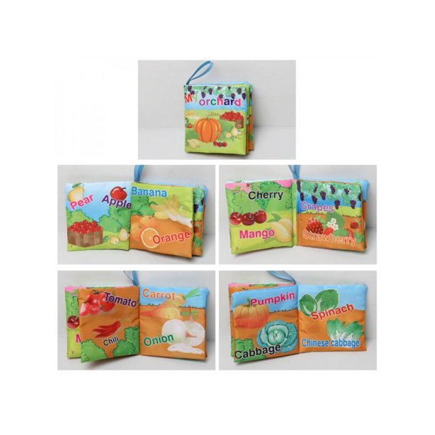 Baby Fabric Activity Crinkle Soft Books for Infant Early Educational