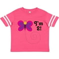 thumbnail image 3 of Inktastic 2nd Birthday I'm Two Girls Butterfly Girls Toddler T-Shirt, 3 of 5