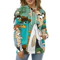 thumbnail image 4 of Phineas And Ferb Unisex Sweatshirts Loose Pullover Sweater Hooded Hoodie 3D Printing Jacket Winter Fall Clothes 4XL, 4 of 7