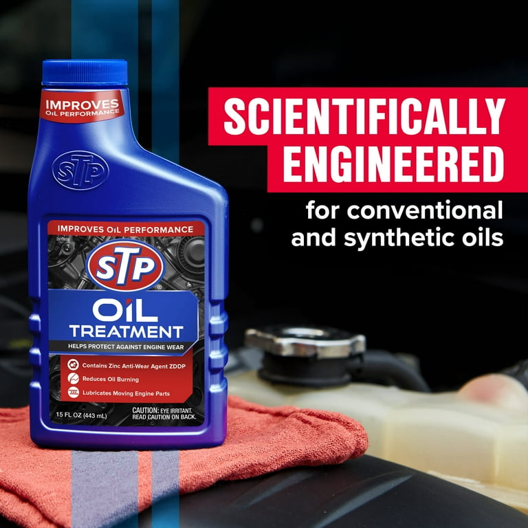 12 pack) STP High Viscosity Oil Treatment 15 Fluid Ounces for