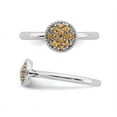 thumbnail image 3 of 1/5 Carat (ctw) Natural Citrine Cluster Ring in Sterling Silver, 3 of 5