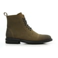 thumbnail image 2 of Polar Fox Wright MPX808583A Men's 7-Eyelets Classic Dress Boots with Zipper Closure, in Olive Suede, Men's Size 10, 2 of 7
