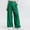 Green, variant on Women's Flare Slacks Bohemian Hippie Vintage Unpositioned Floral Leopard Printed Pants, Ladies Boho High Waist Wide Leg Long Bell Bottom Free Shipping