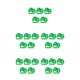 thumbnail image 1 of Injueey 5 piezas 2M pluma de Navidad tira de cinta colorida árbol de Navidad pluma artificial vestido chal ropa decoración verde Type2 NO2, 1 of 6