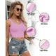 thumbnail image 4 of Crop Top AURUZA sin mangas con espalda racer XL rosa oscuro, 4 of 6