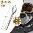 thumbnail image 5 of 18 Pieces of Espresso Spoon, 4.7 Inch Stainless Steel Mini Coffee Spoon Dessert Spoon, 5 of 9