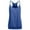 Blue, variant on Racerback Tank Tops for Women Sleeveless Strap Cotton Tanks Athletic Workout Running Tops