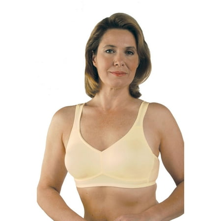 

classique 783e post mastectomy fashion bra ivory - size 34b