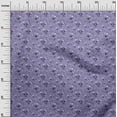 thumbnail image 2 of oneOone Velvet Bluish Violet Fabric Florals Fabric For Sewing Printed Craft Fabric By The Yard 58 Inch Wide-BVC, 2 of 4