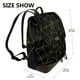 thumbnail image 2 of Balery Golden Spider Web Mochila de Cuero para Mujeres, Gran Capacidad, Bolsa de Viaje Multifuncional, Mochila de Cuero y Bolsa de Hombro para Mujeres, 2 of 4