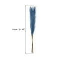 thumbnail image 2 of Uxcell 8Pcs Hierba de Pampas Falsa de 21" para Decoración de Bodas Azul, 2 of 7