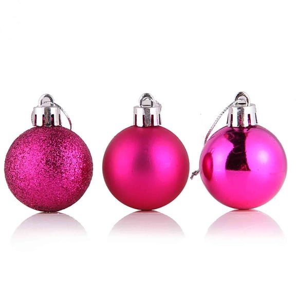 Weloille Christmas Balls, Christmas Tree Decorations, Christmas Pendants, Colored Centimeters, Christmas Balls, Bright Plastic Christmas Supplies