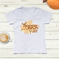 thumbnail image 2 of NanyCrafts' Happy Fall You All Ladies Modern Fit V-Neck Shirt, 2 of 2
