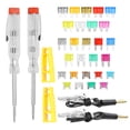 thumbnail image 2 of Kit surtido de fusibles de 306 uds, fusible de cuchilla enchufable con 2 probadores de circuito Carevas  Fusible, 2 of 7