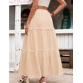 thumbnail image 6 of Zeagoo Women's Skirts with Pockets Flowy A Line Skirts for Womens 2025 Casual Maxi Skirts High Waisted Skirts for Women Tiered Skirts, 6 of 7