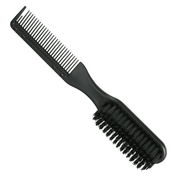 Unique Bargains Nylon Hair Brush for Men Brush Beard Detangling Brush Suitable for Thick Hair Black