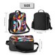 thumbnail image 2 of Balery Abstract Jazz Instrumental Caja de Almuerzo y Bolsa de Almuerzo para Hombres y Mujeres, Bolsa de Almuerzo Reutilizable con Gran Capacidad, Bolsa de Almuerzo Aislada, 2 of 5