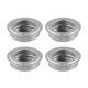 thumbnail image 2 of 4PCS Round Recessed Door Handle Invisible Finger Pull Stainless Steel Sliding Door Pull Wardrobe Cupboard Knob Furniture Handle, 2 of 10