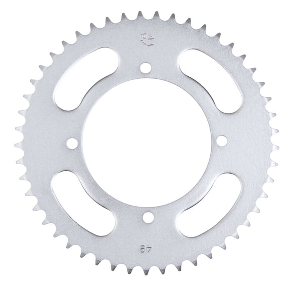 Primary Drive Rear Steel Sprocket 49 Tooth Silver for Kawasaki KX112 2022-2023