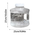thumbnail image 3 of BKER Purified Water Bucket Camping Water Container With Handle For Use Lightweight Durable For Home Gym And Parties, 3 of 5
