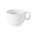 thumbnail image 3 of Gibson Home Gracious Dining 7-Ounce Cappuccino Cups Set of 4, Stackable Coffee Cups with 4 Saucers, Metal Stand, Coffee Mugs for Latte, Café, Mocha, Tea, 3 of 12