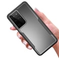 thumbnail image 3 of Galaxy S21 Ultra SM-G998 Case , [ Black + Black ] Shockproof Heavy Duty Armor Protective Phone Cases Hard Rugged Bumper Cover for Samsung Galaxy S21 Ultra SM-G998, 3 of 6