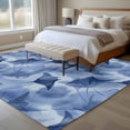 thumbnail image 4 of 5'x7' Area Rugs for Living Room Bedroom, Blue Fish Coastal Washable Rug Carpet Runner Indoor Outdoor, Watercolor Beach Ocean Nautical Non Slip Floor Mats Area Rug for Kitchen, Nursery, 4 of 8