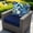 Green Floral, variant on Outdoor Chair Cushions Patio Furniture - 22 x 22 Inch Deep Seat & Pillow Rain-Proof Cover Removable with Ties for Wicker Sofa Couch Sunbrella Outside Green Floral