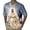 Blue, variant on Mens Easter Shirts Short Sleeved Festive Relaxed Print Mens Clothing,Blue,XL