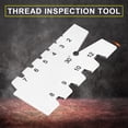 thumbnail image 2 of 30 Degree Thread Gauge, 1pc Stainless Steel Thread Gauge Thread Measuring Tool 30 Degree Grinding Gage Inspection Tool, Thread Gauges, 2 of 8