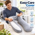 Road Trip Pillow for Adults Car Body Pillow U Shaped Passenger Seat ...