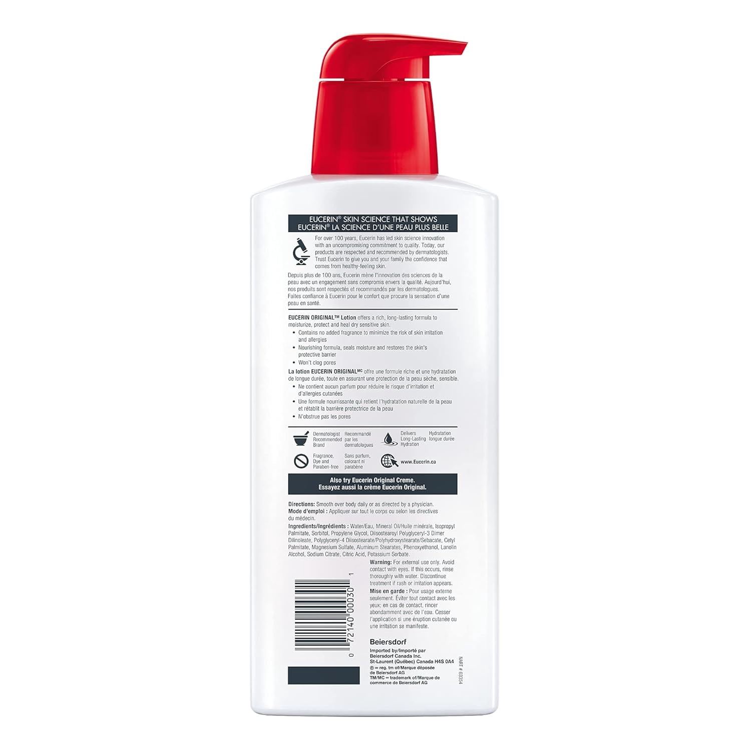 Eucerin Original Lotion 16 Oz.