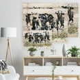 thumbnail image 5 of Designart 'Dairy cow on field' Farmhouse Animal Painting Print on Natural Pine Wood, 5 of 5
