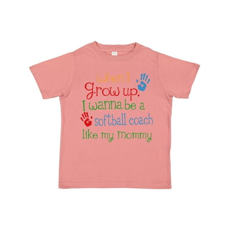 

Inktastic Softball Coach Like Mommy Gift Toddler Boy or Toddler Girl T-Shirt