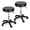 Black 2pcs, variant on HHBEAUTY Rolling Stools with Wheels PU Leather Adjustable Height Swivel Stools Chair for Salon Bar Tattoo Home Office Massage Medical Spa 350lb Weight Capacity