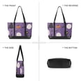 thumbnail image 6 of FORMRS Canvas Laptop Tote Bag for Women with 15.6" Computer Compartments Shoulder Handbag, Halloween Black Cat, 6 of 7