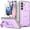 Purple, variant on Poetic Revolution Case for Samsung Galaxy S26 Ultra, [Slide Camera Cover], [20FT Mil-Grade Drop Tested], Full-Body Military Grade Rugged Dual-Layer Shockproof Cover with Kickstand, Black