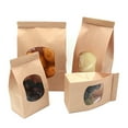thumbnail image 4 of Toystoory Paquete de 50 bolsas de panadería, granos de café, suministros para banquetes, accesorios para el hogar, bolsa de papel Kraft, Herramientas y accesorios para hornear METRO, 4 of 6