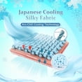 thumbnail image 7 of Aship Cooling Pillowcases 2 Pack, Q-max 0.55 Japanese Arc-Chill Fiber, Oeko-Tex Certified, Super Soft & Cooling for Hot Sleepers, Hidden Zipper, Machine Washable, Stretch for King 20''x36'', Blue, 7 of 7