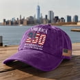 thumbnail image 2 of Sewkxo 250th American Anniversary Caps Patriotic 4th Of July Baseball Hat Independence Day Adjustable 1776-2026 Patriotic Cap, 2 of 5