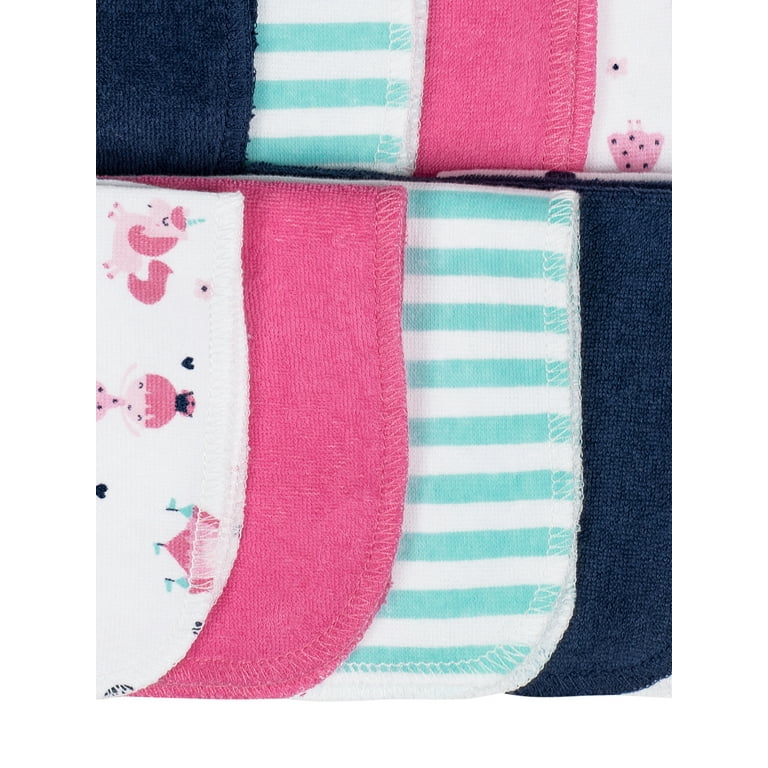 Gerber Baby Assorted Terry Washcloths Girl 10 Pack Walmart