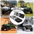thumbnail image 5 of ZIATUBLES 2-Pack Waterproof UTV Seat Covers, Polynesian Tribal Lion Print Replacement Bench Seat Protectors Compatible with Kawasaki Mule 3000 3010, Wear-Resistant Polyester UTV Seat Decor Covers, 5 of 8