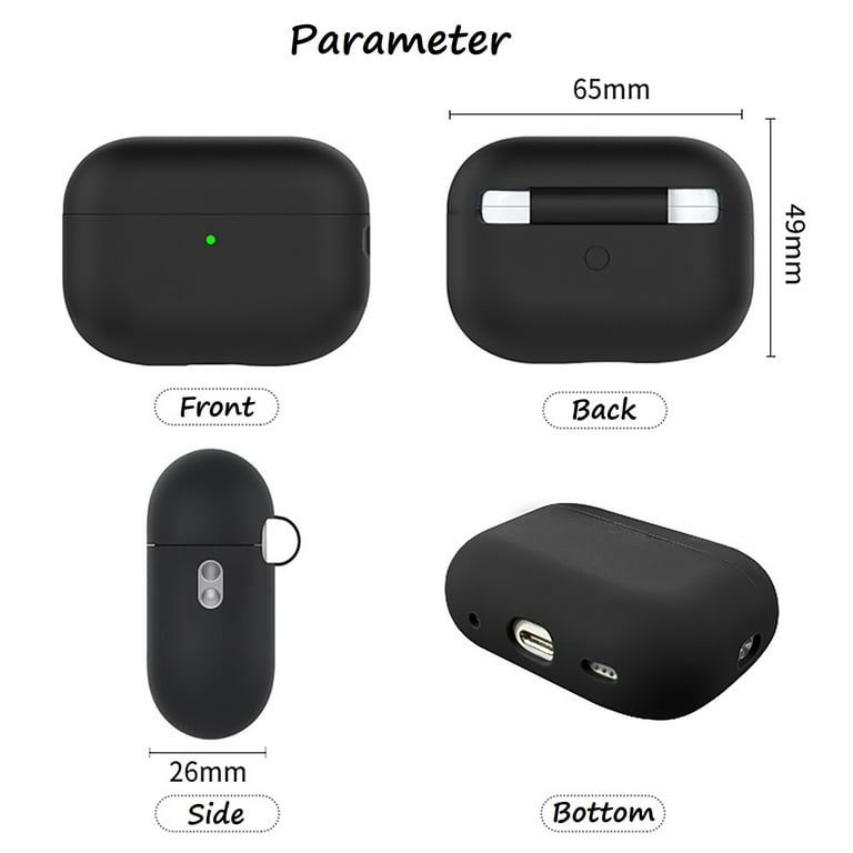 Airpods Pro Case Cover with Incase Lanyard Soft Silicone